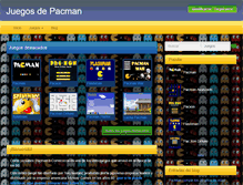 Tablet Screenshot of pacmanjuego.com